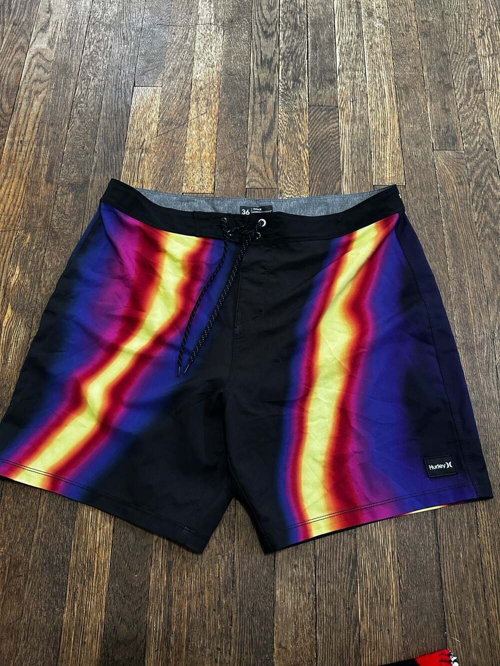 Hurley Phantom Board Shorts Size 36 Multi-Color Swim Trunks